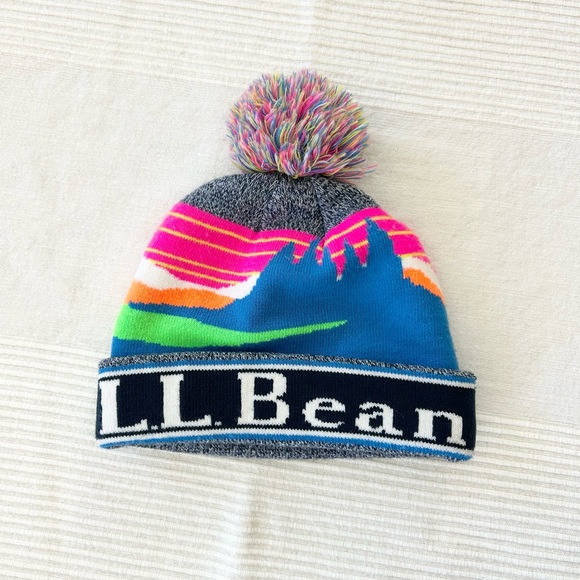 Kids' L.L.Bean Pom Hat - Picture 2 of 7